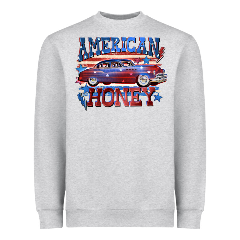 American Honey 4th Of July Heavyweight Sweatshirt by CowGirlArtShop | Teevron