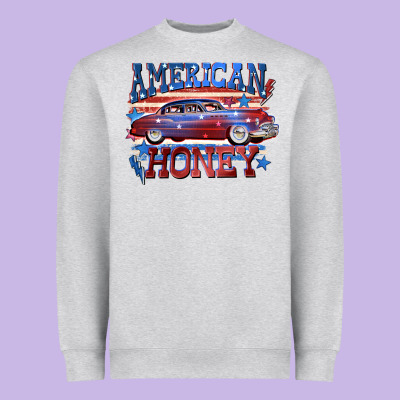 American Honey 4th Of July Heavyweight Sweatshirt Designed By Cowgirlartshop