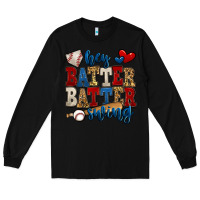 Black hey batter batter swing baseball Long Sleeve Tee - Jasminsmagicworld