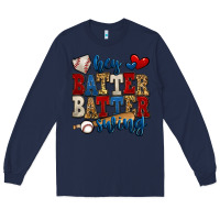 Navy hey batter batter swing baseball Long Sleeve Tee - Jasminsmagicworld