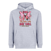 Heather Grey god is within her she will not fail Heavyweight Hoodie - MaliasSmallBusiness
