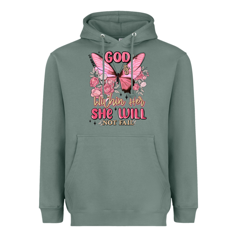 God Is Within Her She Will Not Fail Heavyweight Hoodie by MaliasSmallBusiness | Teevron