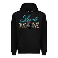 Black show mom aztec cowhide black angus Premium Hoodie - Artiststas