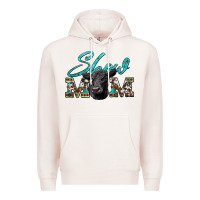 Pale Pink show mom aztec cowhide black angus Premium Hoodie - Artiststas