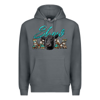 Rock show mom aztec cowhide black angus Premium Hoodie - Artiststas