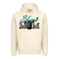 Sandshell show mom aztec cowhide black angus Premium Hoodie - Artiststas