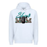 White show mom aztec cowhide black angus Premium Hoodie - Artiststas