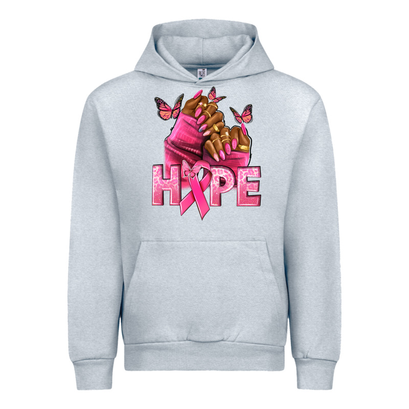 Hope Cancer Nails Urban Hoodie by NancyCooperArtShop | Teevron