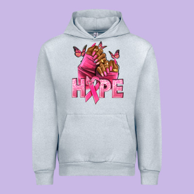 Hope Cancer Nails Urban Hoodie Designed By Nancycooperartshop