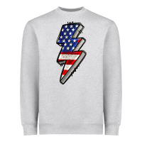 American Lightning Bold 4th Of July Heavyweight Sweatshirt | Teevron