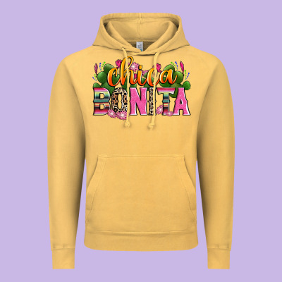 Chica Bonita Vintage Hoodie Designed By Zillion Design Studio