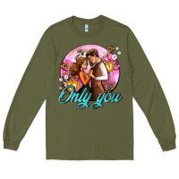 Army Green only you and couple with keys Long Sleeve Tee - AdoDesignShop