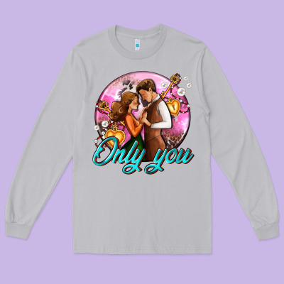 Only You And Couple With Keys Long Sleeve Tee Designed By Adodesignshop