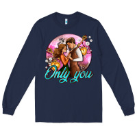 Navy only you and couple with keys Long Sleeve Tee - AdoDesignShop
