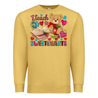Antique Gold i teach sweethearts Premium Sweatshirt - NancyCooperArtShop
