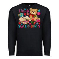 Black i teach sweethearts Premium Sweatshirt - NancyCooperArtShop