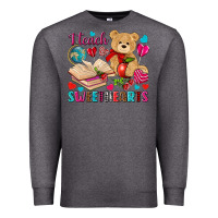 Charcoal Heather i teach sweethearts Premium Sweatshirt - NancyCooperArtShop