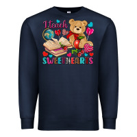 Navy i teach sweethearts Premium Sweatshirt - NancyCooperArtShop