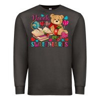 Smoke i teach sweethearts Premium Sweatshirt - NancyCooperArtShop