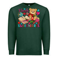 Sports Green i teach sweethearts Premium Sweatshirt - NancyCooperArtShop
