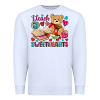White i teach sweethearts Premium Sweatshirt - NancyCooperArtShop