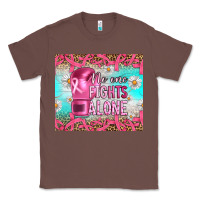 Chestnut Breast cancer  no one fıghts alone tumbler Classic Tee - Artiststas