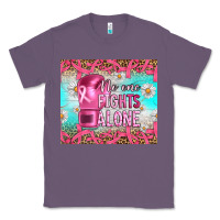 Lavender Breast cancer  no one fıghts alone tumbler Classic Tee - Artiststas