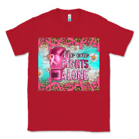 Red Breast cancer  no one fıghts alone tumbler Classic Tee - Artiststas