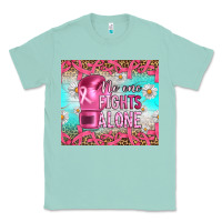 Seafoam Breast cancer  no one fıghts alone tumbler Classic Tee - Artiststas