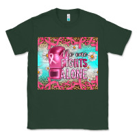 Sports Green Breast cancer  no one fıghts alone tumbler Classic Tee - Artiststas
