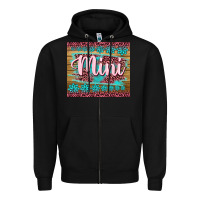 Black western mother's day mini Zipper Hoodie - BarkalooDesign