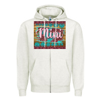 Oatmeal Heather western mother's day mini Zipper Hoodie - BarkalooDesign