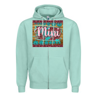 Seafoam western mother's day mini Zipper Hoodie - BarkalooDesign