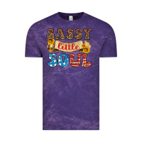 Cloud Purple sassy little soul Vintage Tee - HRA Design Shop