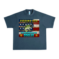 Midnight Navy fishing dad like a regular but cooler Urban Heavy Tee - HRA Design Shop