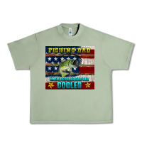 Oil Green fishing dad like a regular but cooler Urban Heavy Tee - HRA Design Shop
