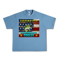 Pebble Blue fishing dad like a regular but cooler Urban Heavy Tee - HRA Design Shop