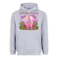 Heather Grey pretty girls walk like this this Heavyweight Hoodie - NancyCooperArtShop