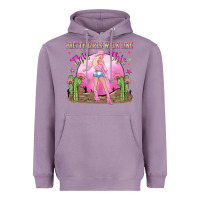 Lavender pretty girls walk like this this Heavyweight Hoodie - NancyCooperArtShop