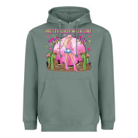 Sage pretty girls walk like this this Heavyweight Hoodie - NancyCooperArtShop