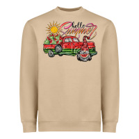 Mushroom hello summer Heavyweight Sweatshirt - SublimationCraftShop