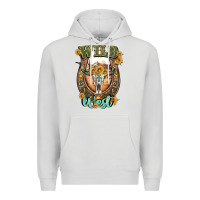 Dove Grey wild west Premium Hoodie - Artiststas