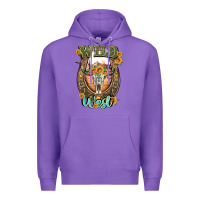 Purple wild west Premium Hoodie - Artiststas