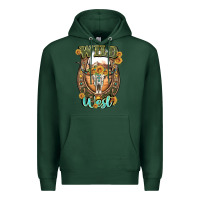 Sports Green wild west Premium Hoodie - Artiststas