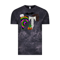 Cloud Black pt Vintage Tee - CowhideDigitalArt