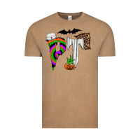 Vintage Coffee pt Vintage Tee - CowhideDigitalArt