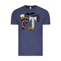 Vintage Denim pt Vintage Tee - CowhideDigitalArt