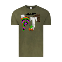 Vintage Olive pt Vintage Tee - CowhideDigitalArt