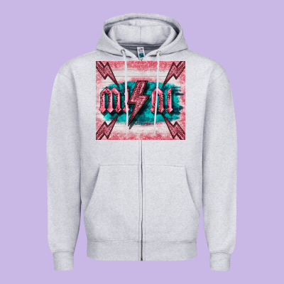 Western Mini Pink Glitter Zipper Hoodie Designed By Barkaloodesign