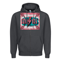 Smoke western mini pink glitter Zipper Hoodie - BarkalooDesign